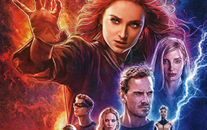 Poster of X Men: Dark Phoenix ft. the lead star cast